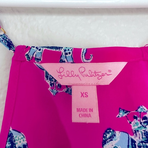 Dusk camisole tank in pink bazaar elephant size XS EUC - Picture 2 of 3